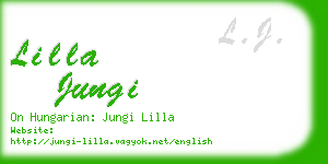 lilla jungi business card